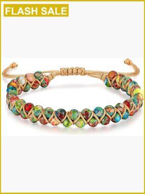 7 Chakra Healing Stone Bracelet Bohemian Stretch Jewelry